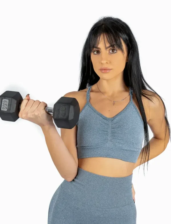 Aurora blue sportski grudnjak na bretele