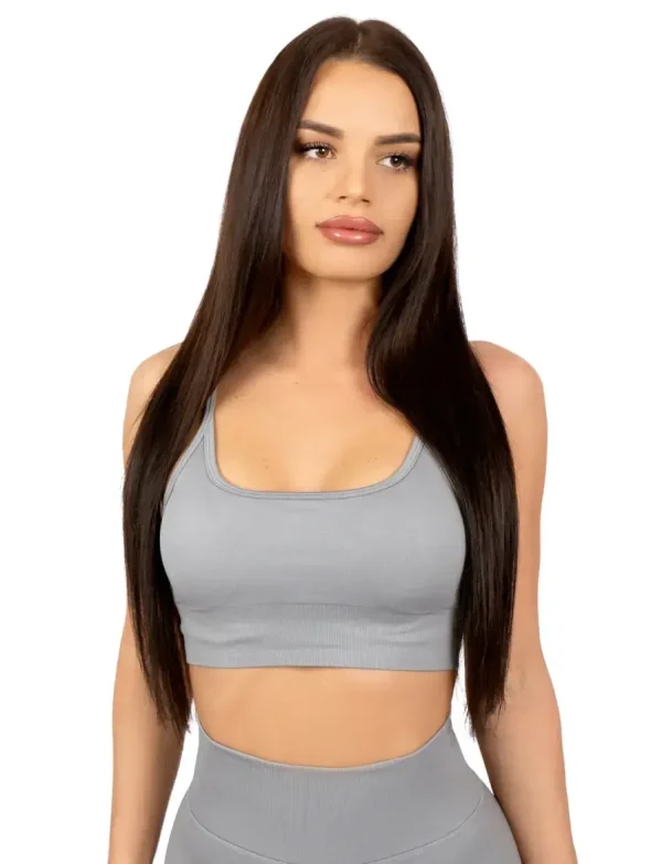 Selena gray top na bretele