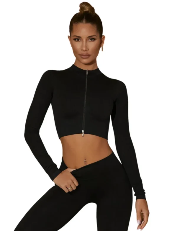 Black swan top na dug rukav