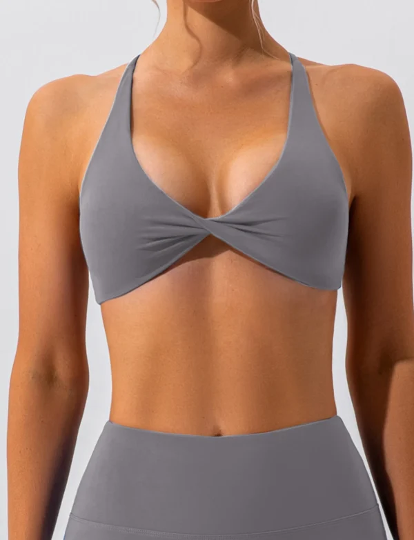 Reina gray top na bretele