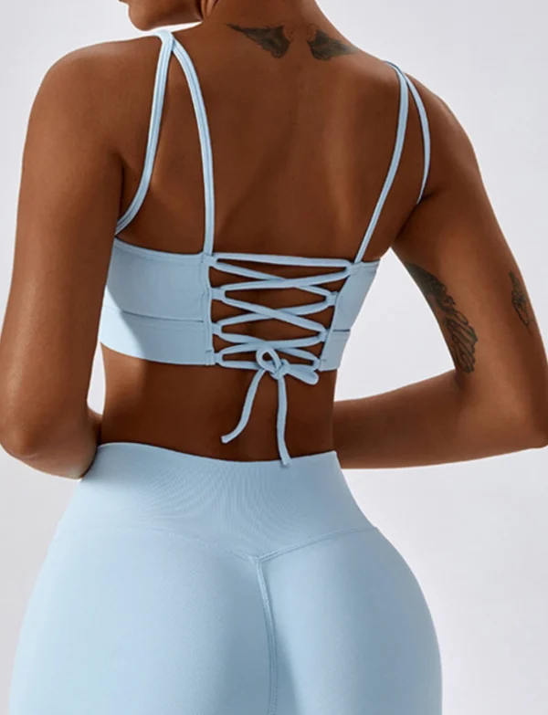 Zira blue top na bretele