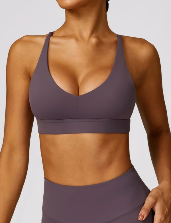 Rea purple top na bretele