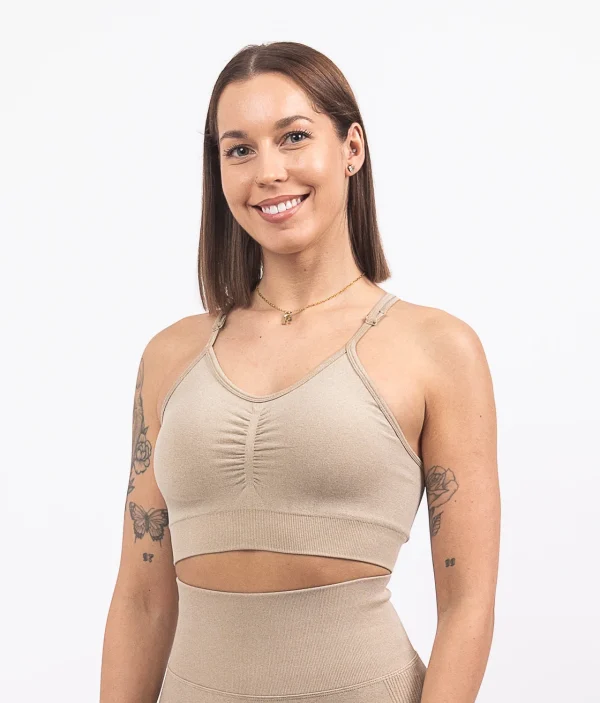 Aurora beige top na bretele 3